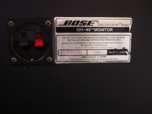 BOSE 301-AV monitor