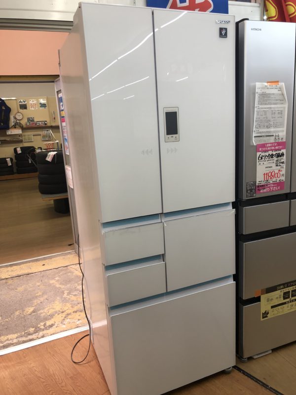 新品未使用 SHARP 6ドア冷凍冷蔵庫 502L SJ-AF50H-W 2021年式 