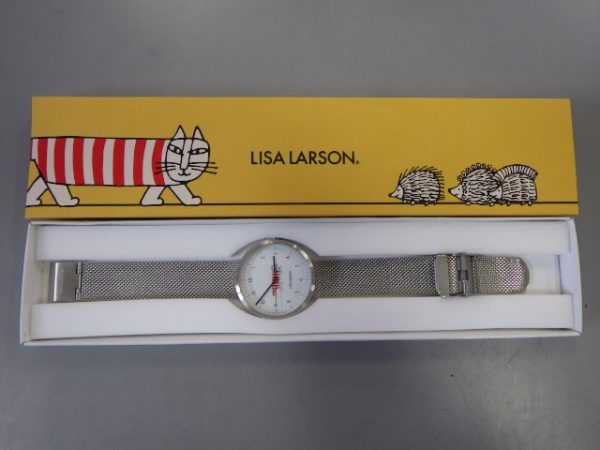 新品 リサラーソン Lisa Larson マイキー腕時計 替えベルト付き