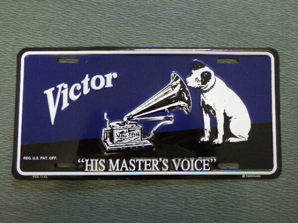 Victor HIS MASTER'S VOICE ビクター サインプレート ニッパー犬 ブリキ看板 買い取りしました!! リユースショップ  スマイルサンタ千曲戸倉店 | 千曲戸倉店 | リサイクルショップ「スマイルサンタ」